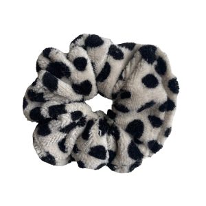 handgemaakte mini scrunchie cheetah