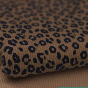 rib panter stof voor handgemaakte legging