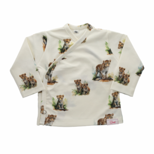 overslag shirt baby met panter design